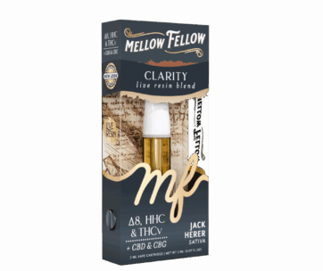 Jack Herer Sativa Clarity Blend – energizing live resin cart by Mellow Fellow | LiftoffSmoke
