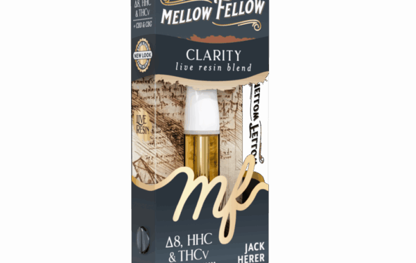 Mellow Fellow Jack Herer Sativa 2 mL Live Resin Clarity Cart | LiftoffSmoke Jack Herer Sativa Clarity Blend – energizing live resin cart by Mellow Fellow | LiftoffSmoke