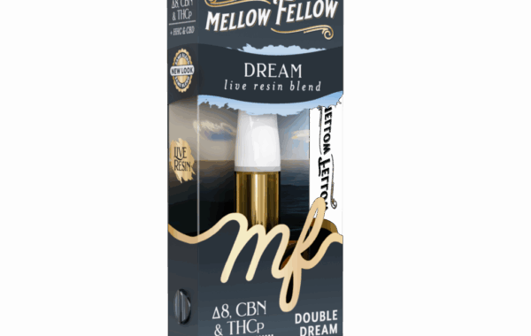 Mellow Fellow Double Dream 510 2ml Live Resin Hybrid Cart | LiftoffSmoke Dreamy hybrid effects and smooth live resin flavor — only at LiftoffSmoke.
