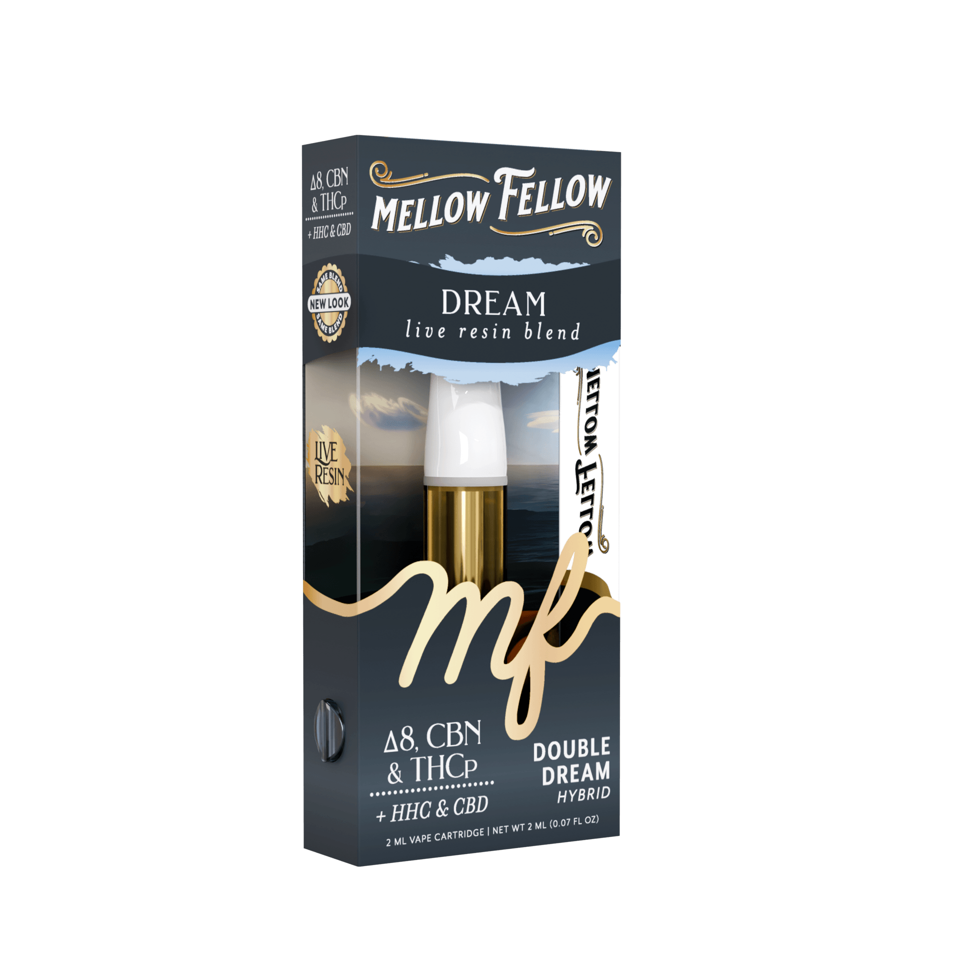 Mellow Fellow Double Dream Hybrid 2ml Live Resin Cart | LiftoffSmoke