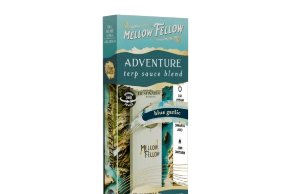 Mellow Fellow Blue Garlic Sativa 1G Fidget Disposable | LiftoffSmoke Stay sharp with Mellow Fellow Blue Garlic Sativa 1G Fidget Disposable from LiftoffSmoke.