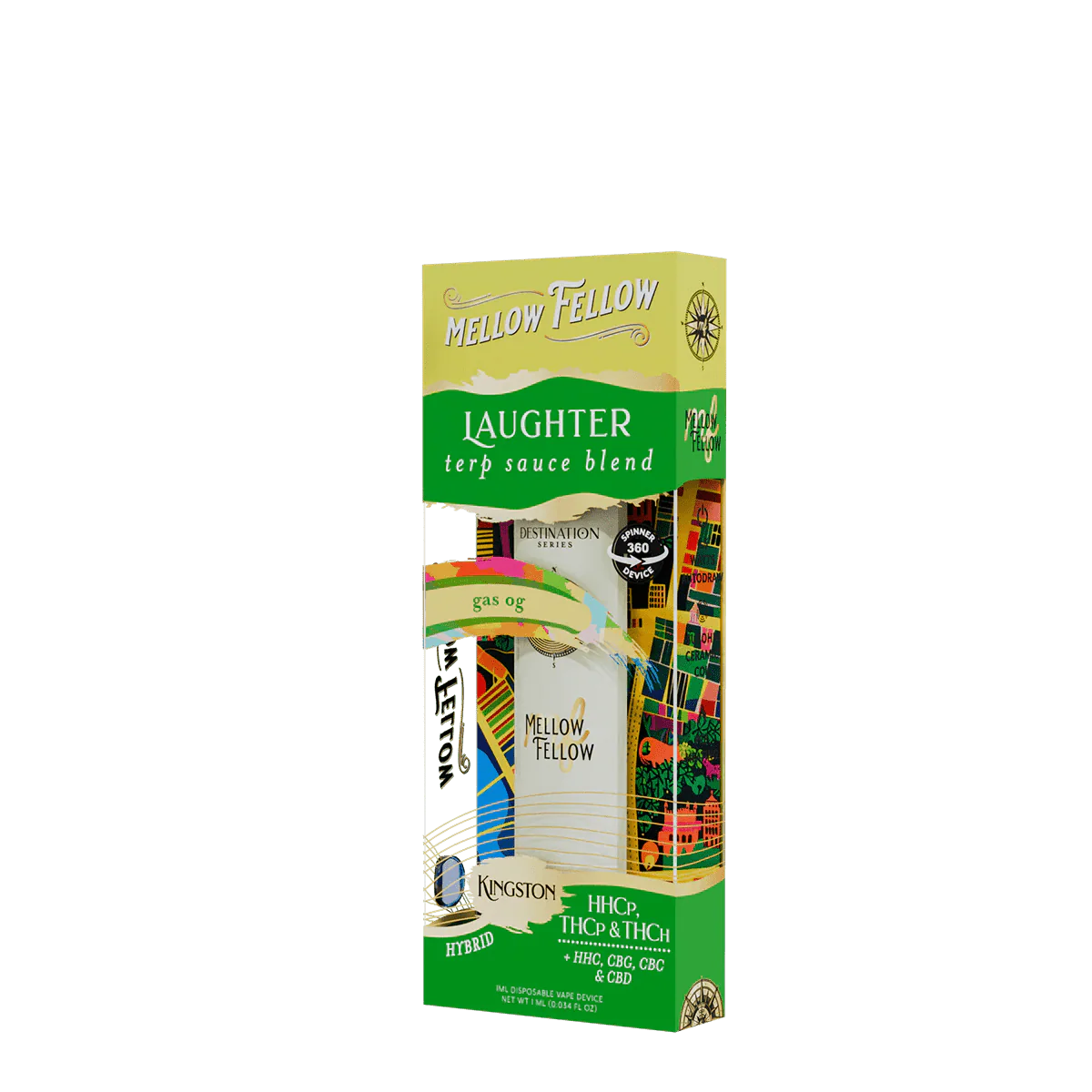 Gas OG (Hybrid) - Mellow Fellow 1G Fidget Disposable - Image 3