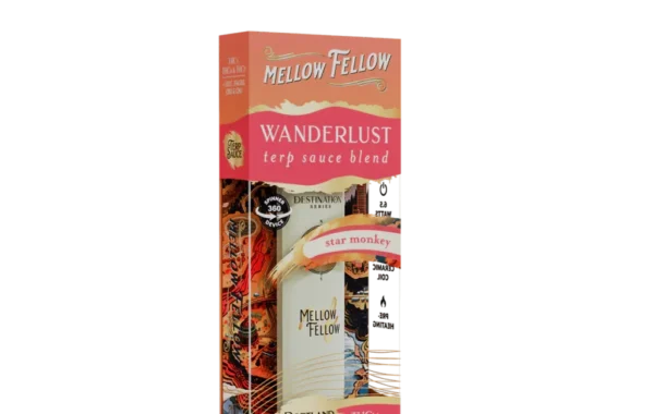 Mellow Fellow Star Monkey Indica 1G Fidget Disposable | LiftoffSmoke Relax and unwind with Mellow Fellow Star Monkey Indica 1G Fidget Disposable from LiftoffSmoke.