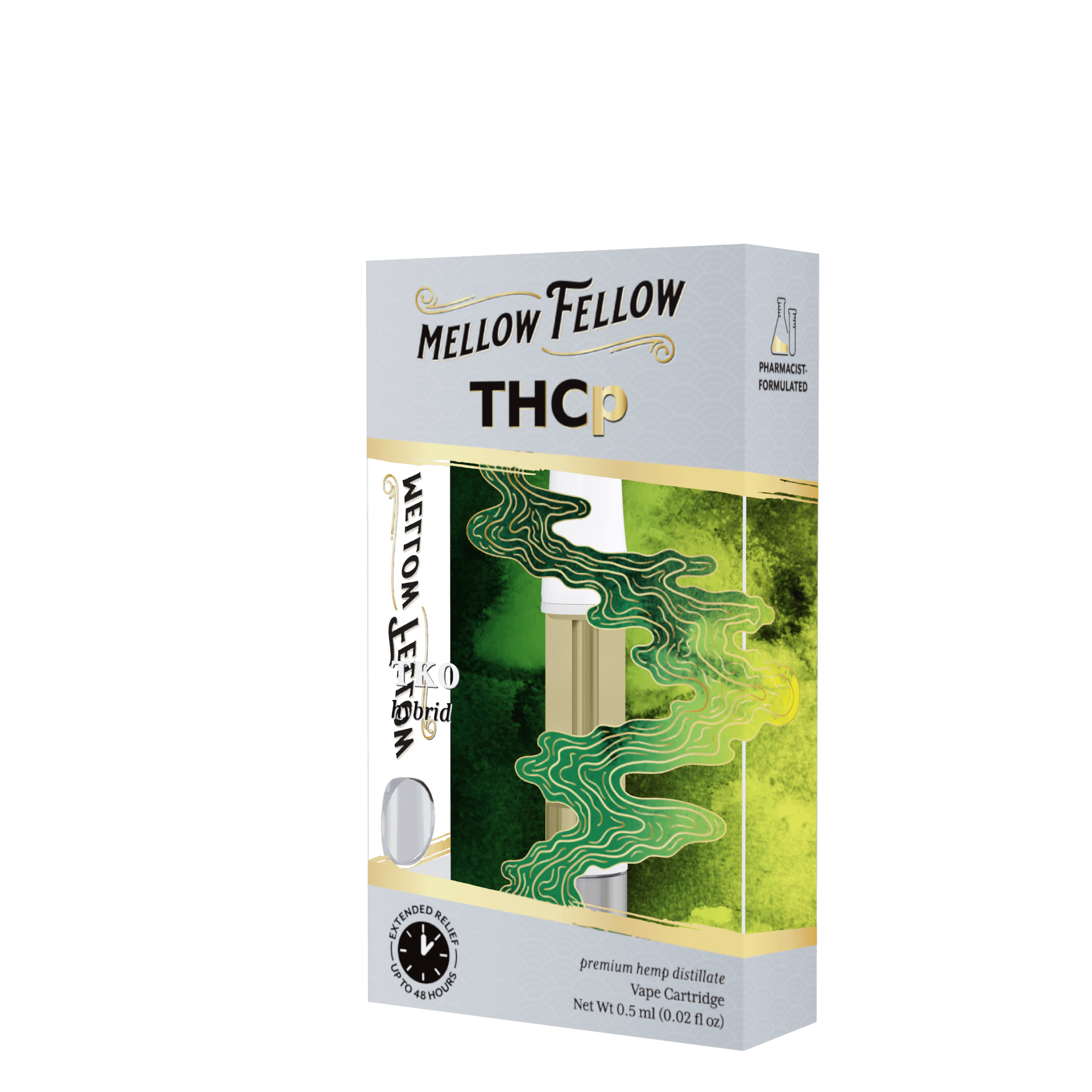 TKO ( Hybrid ) - Mellow Fellow THCp .5G Cartridge - Image 3
