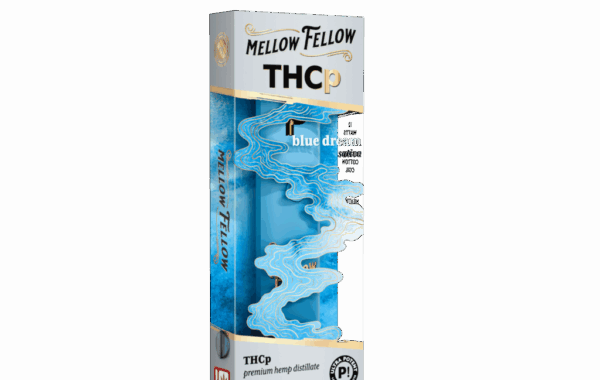 Mellow Fellow Blue Dream Sativa THCP .5G Disposable | LiftoffSmoke Smooth berry flavor and energizing Sativa effects — Blue Dream THCP .5G Disposable by Mellow Fellow at LiftoffSmoke.