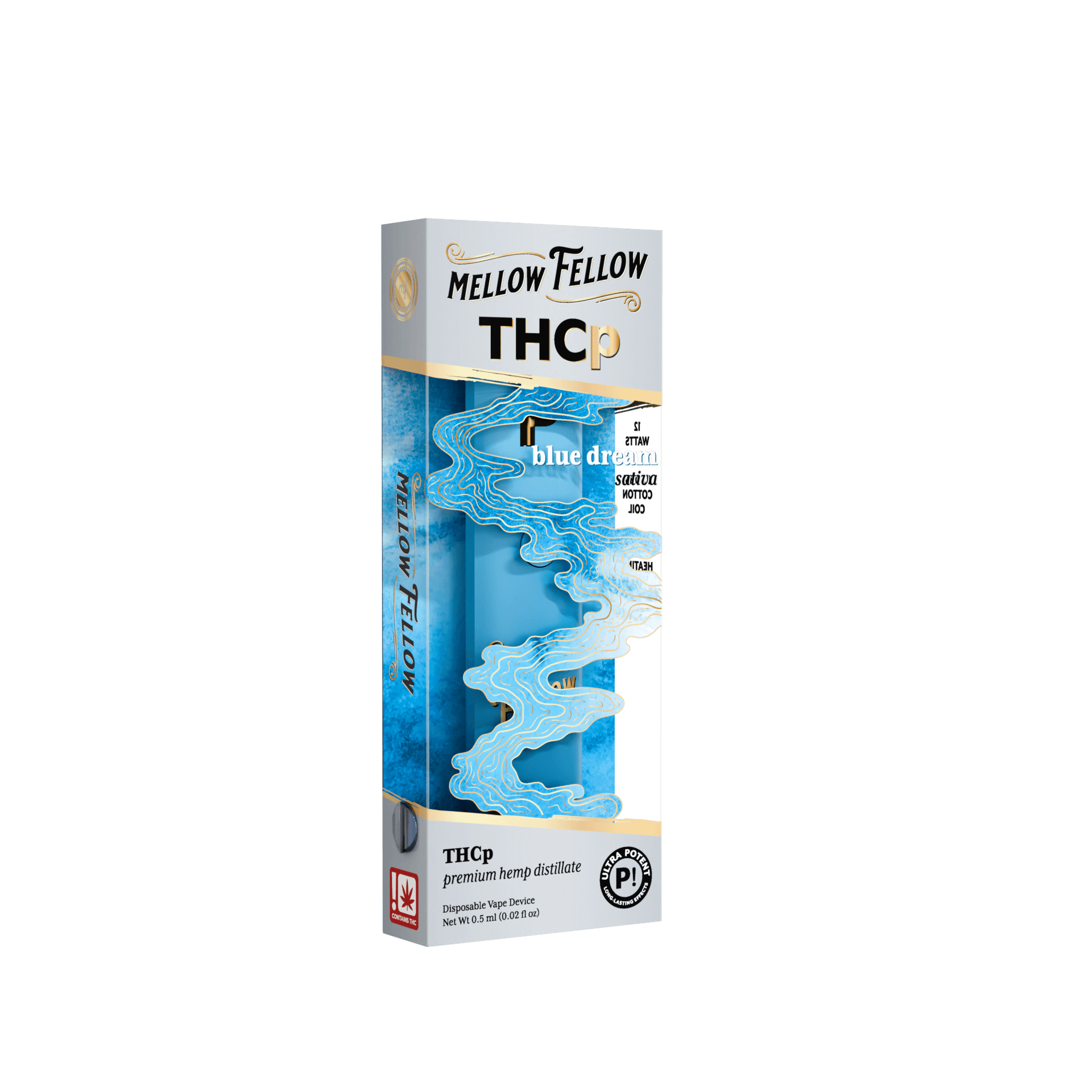 Mellow Fellow Blue Dream Sativa THCP .5G Disposable | LiftoffSmoke