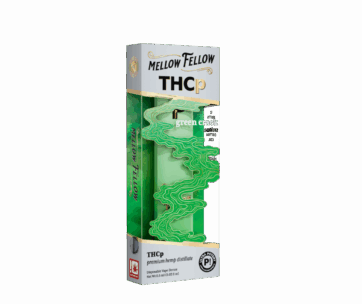 Citrus flavor and uplifting Sativa effects — Green Crack THCP .5G Disposable by Mellow Fellow at LiftoffSmoke.