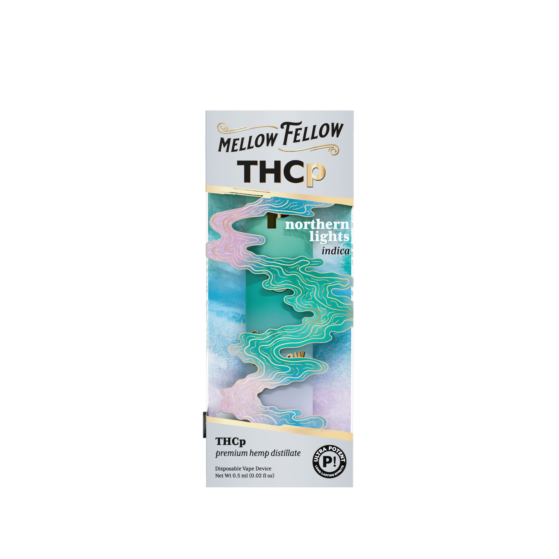 Northern Lights ( Indica ) - Mellow Fellow THCp .5G Disposable - Image 2