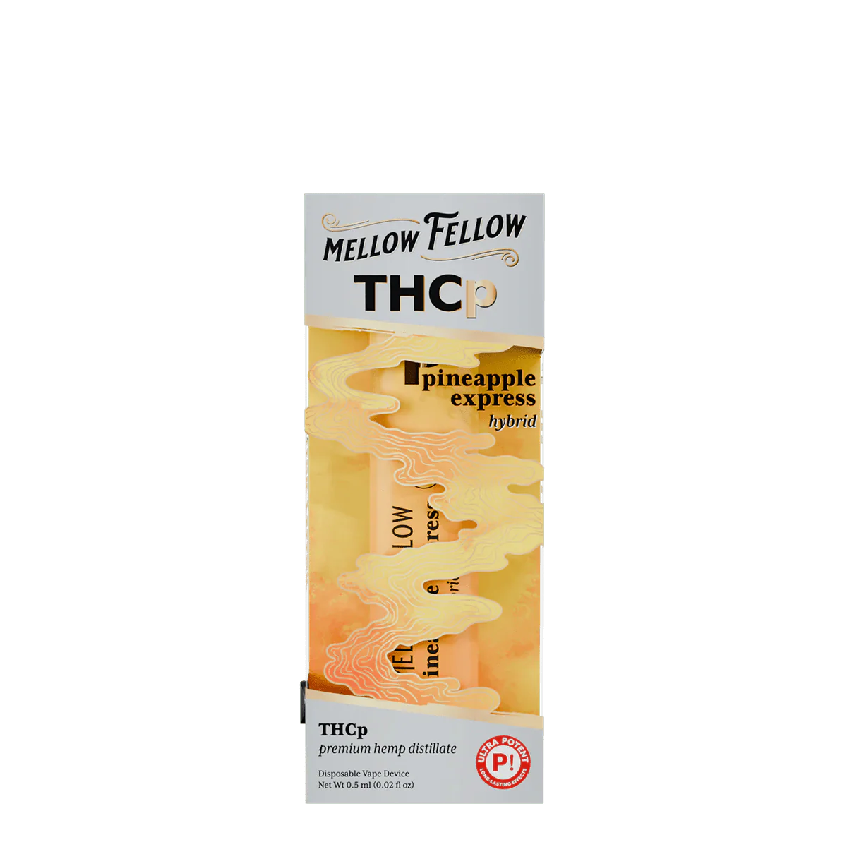 Pineapple Express ( Hybrid ) - Mellow Fellow THCp .5G Disposable - Image 3