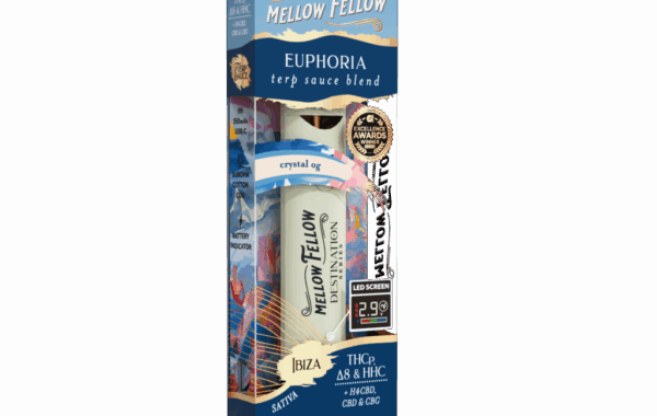 Mellow Fellow Crystal OG Ibiza TERP Sauce Blend 2 mL Disposable | LiftoffSmoke Energizing Ibiza TERP Sauce Blend with Crystal OG – Mellow Fellow x LiftoffSmoke