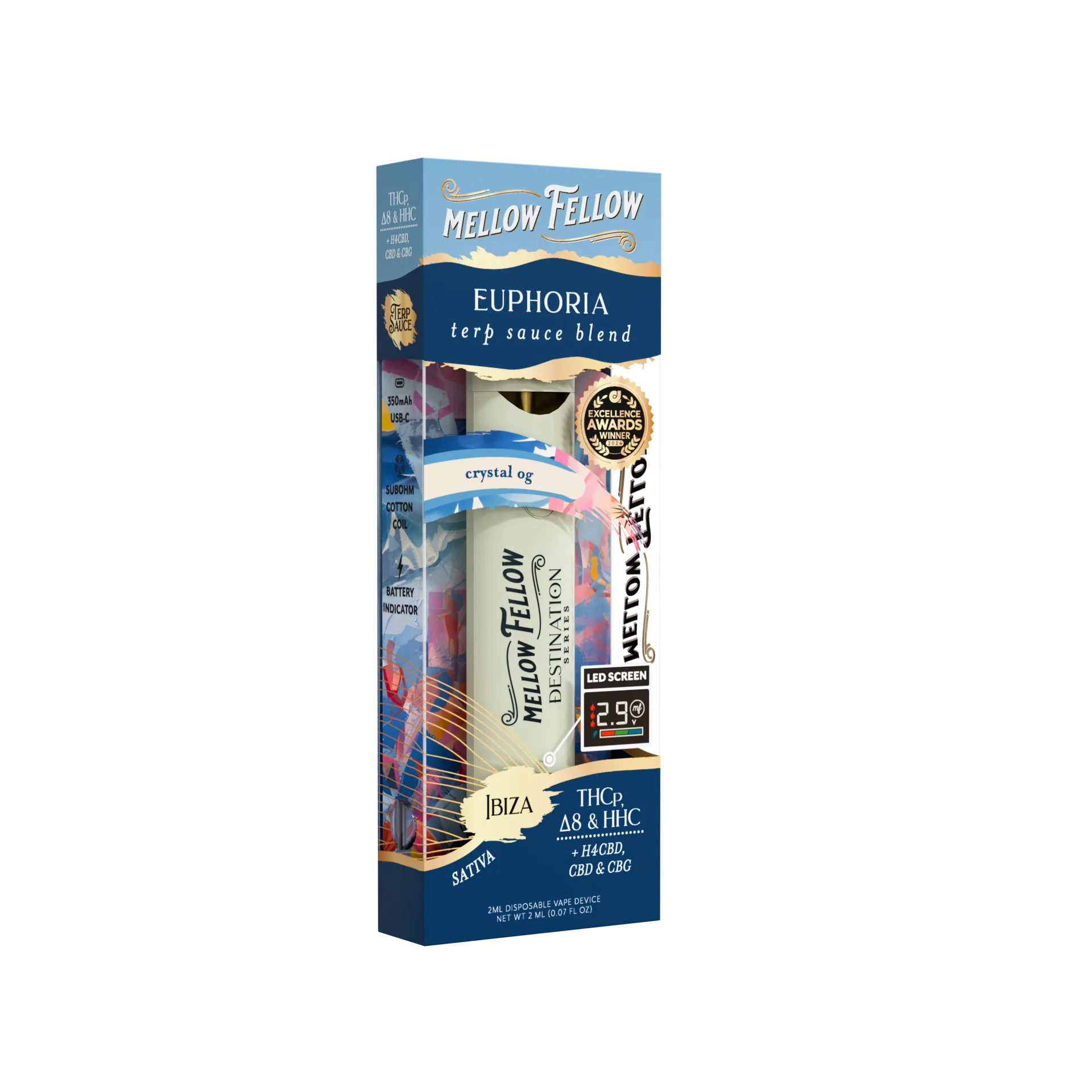 Energizing Ibiza TERP Sauce Blend with Crystal OG – Mellow Fellow x LiftoffSmoke