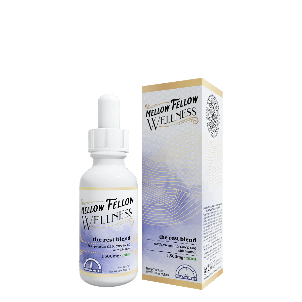 Mellow Fellow Wellness Tincture 1500MG Mint Flavor | LiftoffSmoke