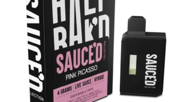 Half BaK’d Pink Picasso Hybrid Sauced 4G Disposable | LiftoffSmoke
