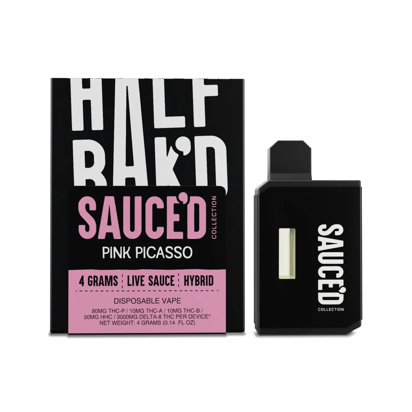 Pink Picasso - Hybrid - Half BaK’D Sauced 4G Disposable - Image 2