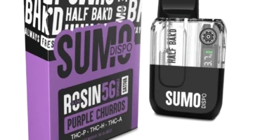 Half BaK’d Purple Churros Sativa SUMO Rosin Blend 5G Disposable | LiftoffSmoke