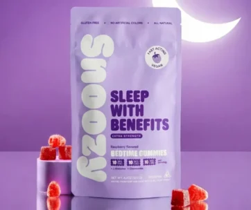 Sleep like you mean it. SNOOZY Bedtime Extra Strength Gummies — Raspberry, 10mg THC + 10mg CBD + 10mg CBN. Rest better at LiftoffSmoke.