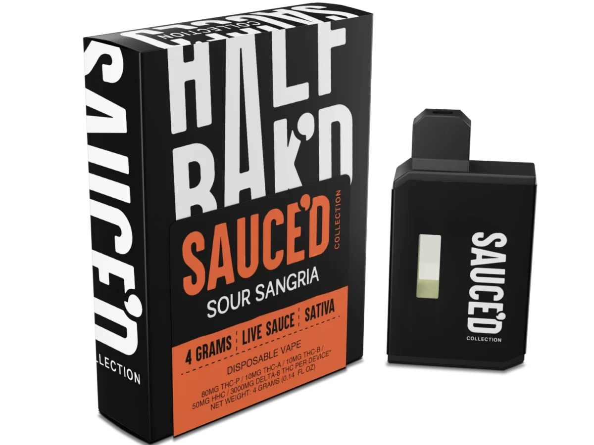 Sour Sangria - Sativa - Half BaK'D Sauced 4G Disposable - LIftoff Boca Raton Sour Sangria - Sativa - Half BaK'D Sauced 4G Disposable - LIftoff Boca Raton