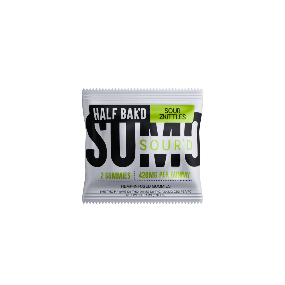 Sour Zkittles - Half Bak'd SUMO Sour'd Gummies 10,000mg - Image 2