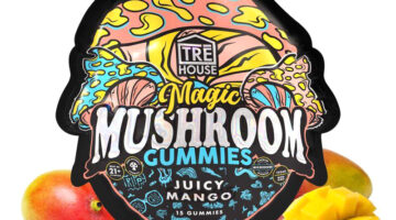 Tre House Magic Gummies Juicy Mango 15ct cannabinoid blend | LiftoffSmoke