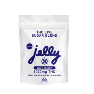 JELLY THCA Wild Berry 1000mg Indica gummies 5ct | LiftoffSmoke