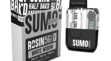 Half Bak’d White Widow Hybrid SUMO Rosin Blend 5G Disposable | LiftoffSmoke Half Bak’d White Widow Hybrid SUMO Rosin Blend 5G Disposable | LiftoffSmoke