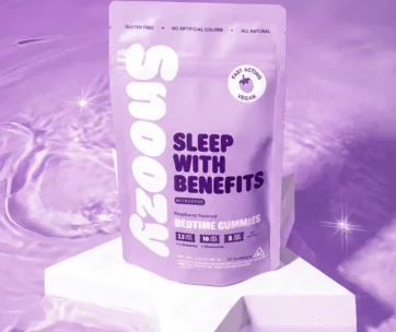 Drift off naturally — SNOOZY's Raspberry Bedtime Gummies blend CBD, CBN & microdose THC for your best night's sleep. Available at LiftoffSmoke.