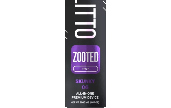 Relax with bold skunky flavor using LITTO ZOOTED Skunky OG All in One Premium 2ML from LiftoffSmoke.