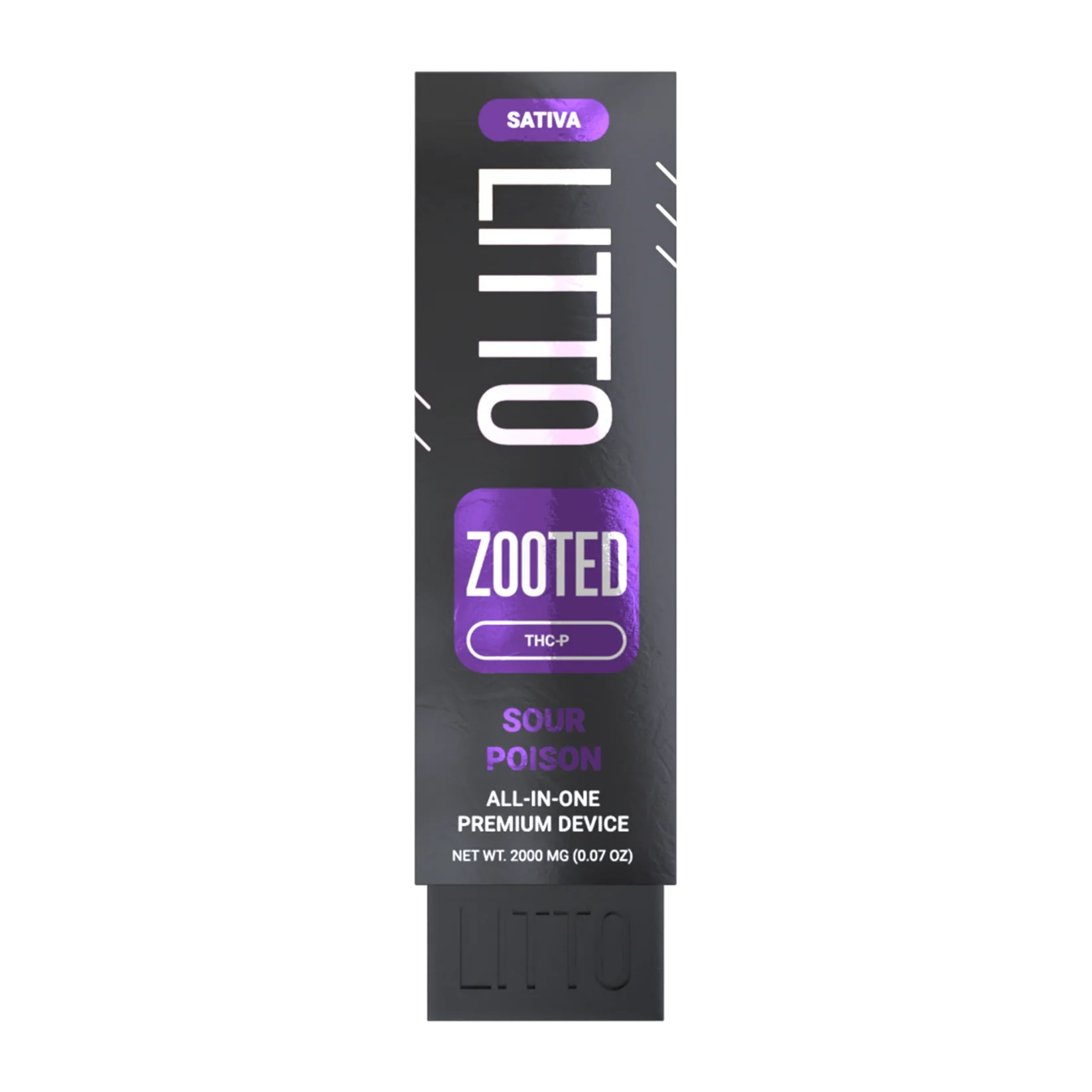 LITTO ZOOTED Sour Poison All in One Premium 2ML | LiftoffSmoke