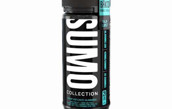 Bold tropical-citrus burst packed into a 10,000mg SUMO gummy jar – only at LiftoffSmoke. 