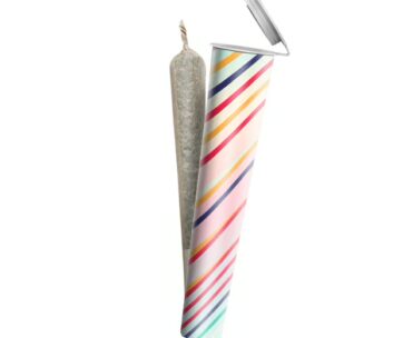 A sweet candy-and-diesel CBD pre-roll — 1g, 150mg CBD for joyful daytime uplift, only at LiftoffSmoke.