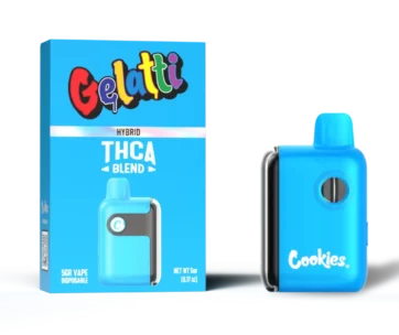 Creamy, sweet gelato flavor in a smooth 5g Delta 8 + THCA hybrid disposable – only at LiftoffSmoke. 