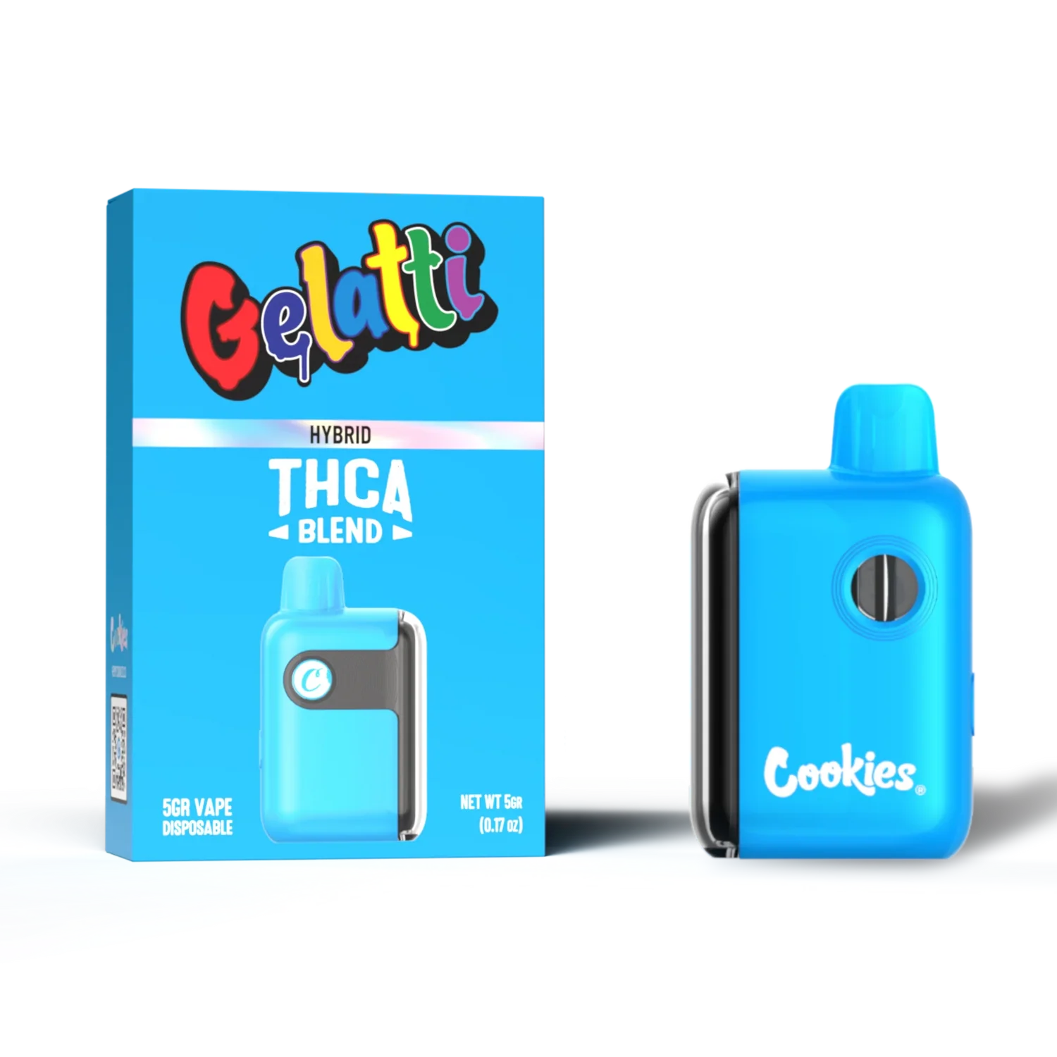 Cookies Gelatti Delta 8 + THCA 5g Disposable (Hybrid) – vape at LiftoffSmoke