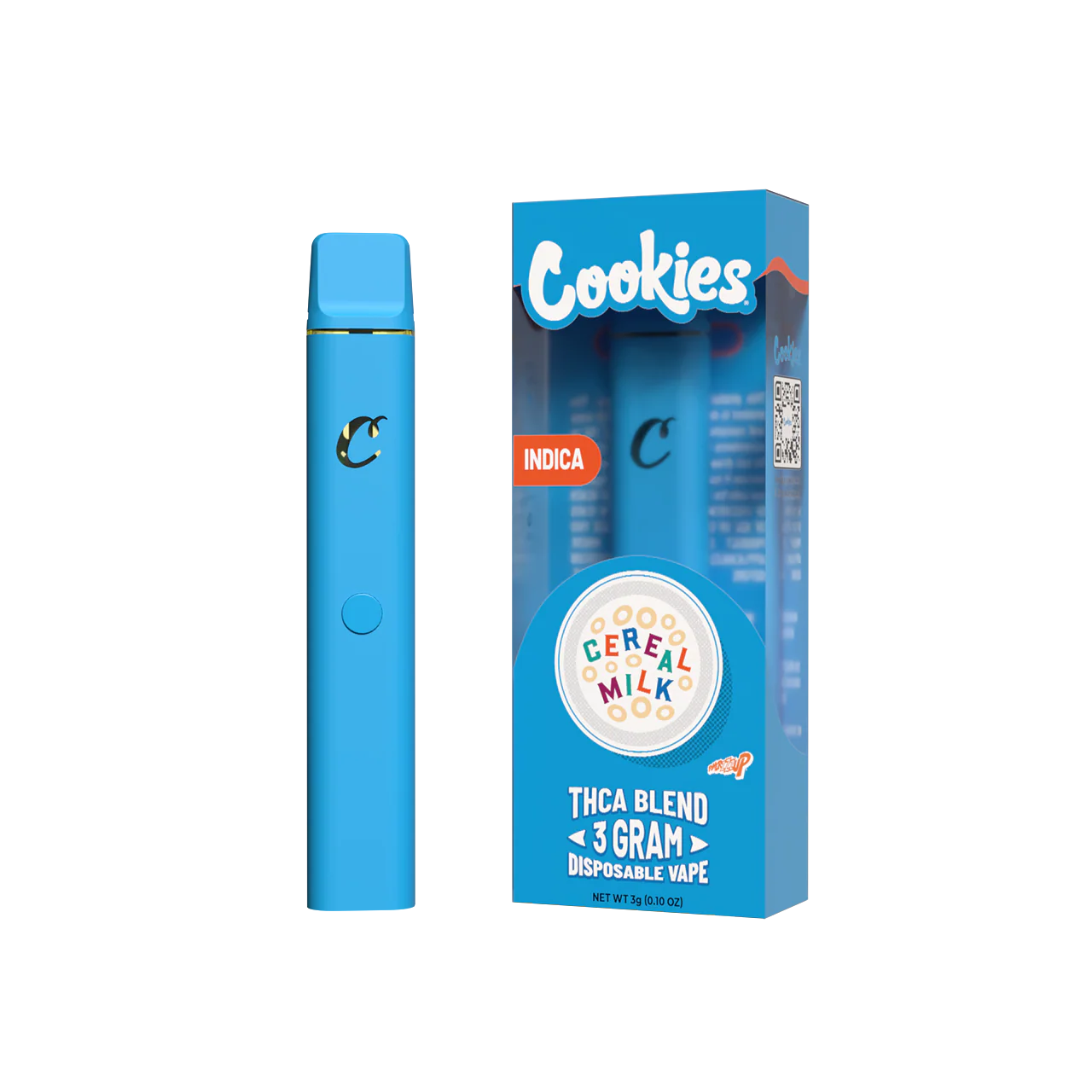 Cookies Cereal Milk Delta 8 + THCA 3g Disposable (Indica) – vape at LiftoffSmoke