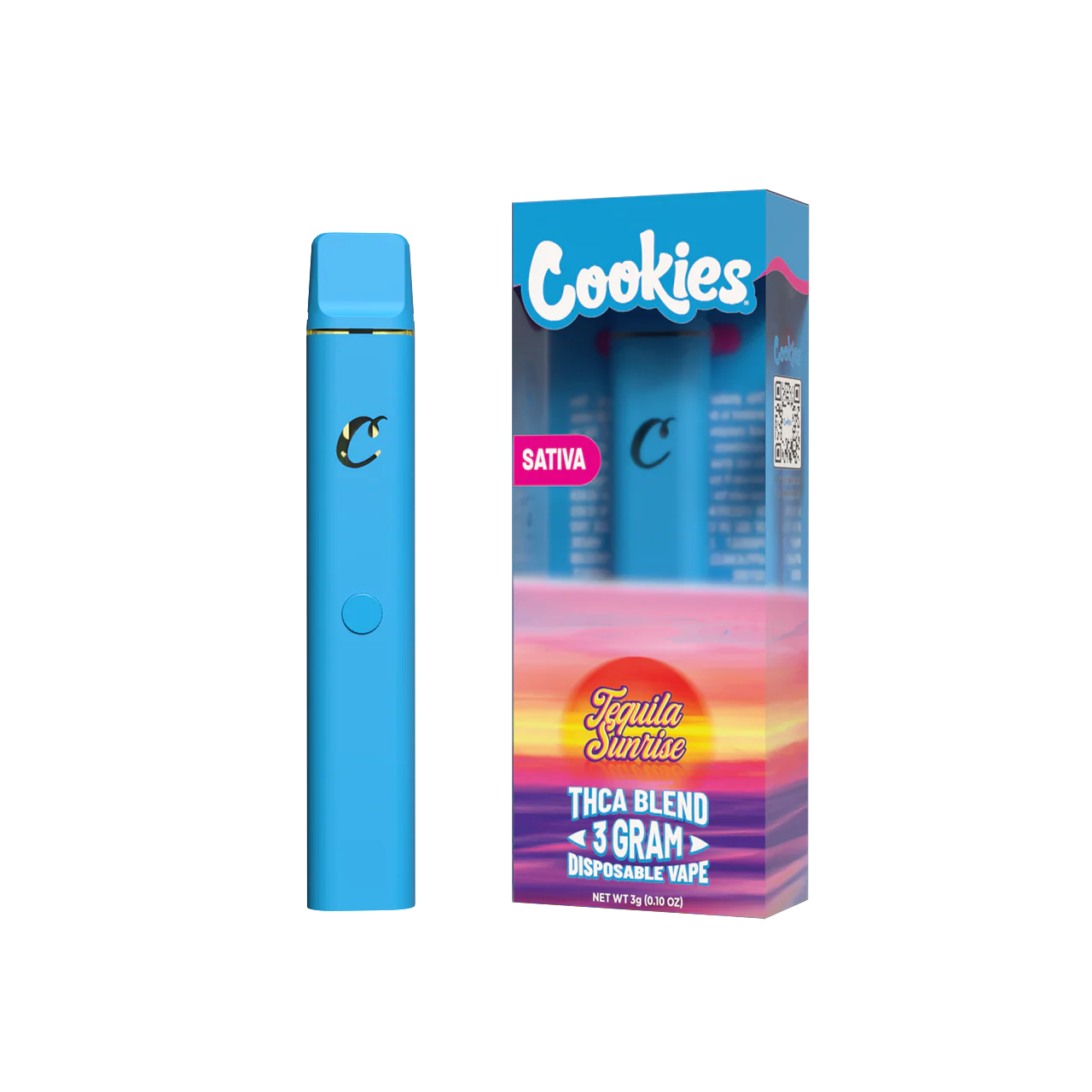 Cookies Tequila Sunrise THCA Blend 3g Disposable (Sativa) – vape at LiftoffSmoke