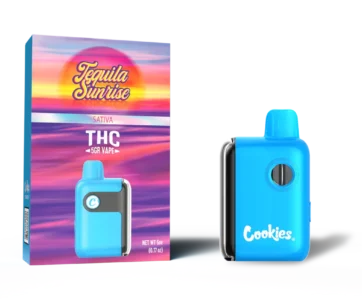 Bright citrus-tropical Tequila Sunrise flavor in a smooth 5g Delta 8 + THC disposable – only at LiftoffSmoke. 