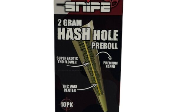 A relaxing God's Gift indica hash hole — 2g of exotic THC flower with a THC wax center, only at LiftoffSmoke.
