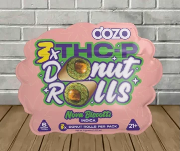 Sweet, nutty Nova Biscotti donut prerolls with a THC-P live rosin core – only at LiftoffSmoke.
