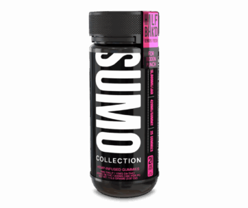Bold tropical fruit-punch flavor packed into a 10,000mg SUMO gummy jar – only at LiftoffSmoke. 