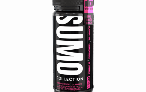 Bold tropical fruit-punch flavor packed into a 10,000mg SUMO gummy jar – only at LiftoffSmoke. 
