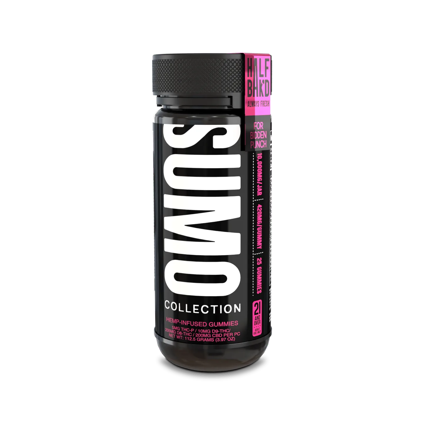 Half Bak'd SUMO Gummies Forbidden Punch 10,000mg – potent gummies at LiftoffSmoke