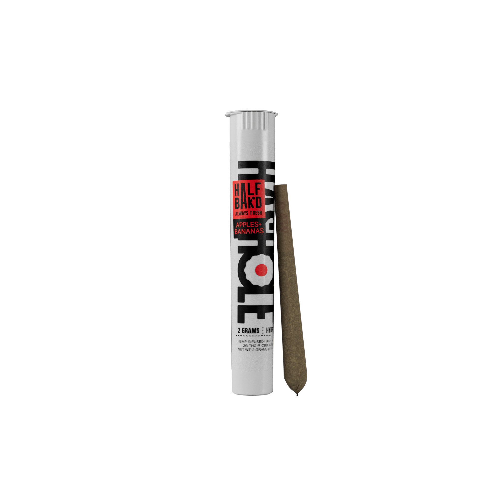 Sweet apple-and-banana flavor in a 2g THC-P hash hole with a melting hash core – only at LiftoffSmoke.