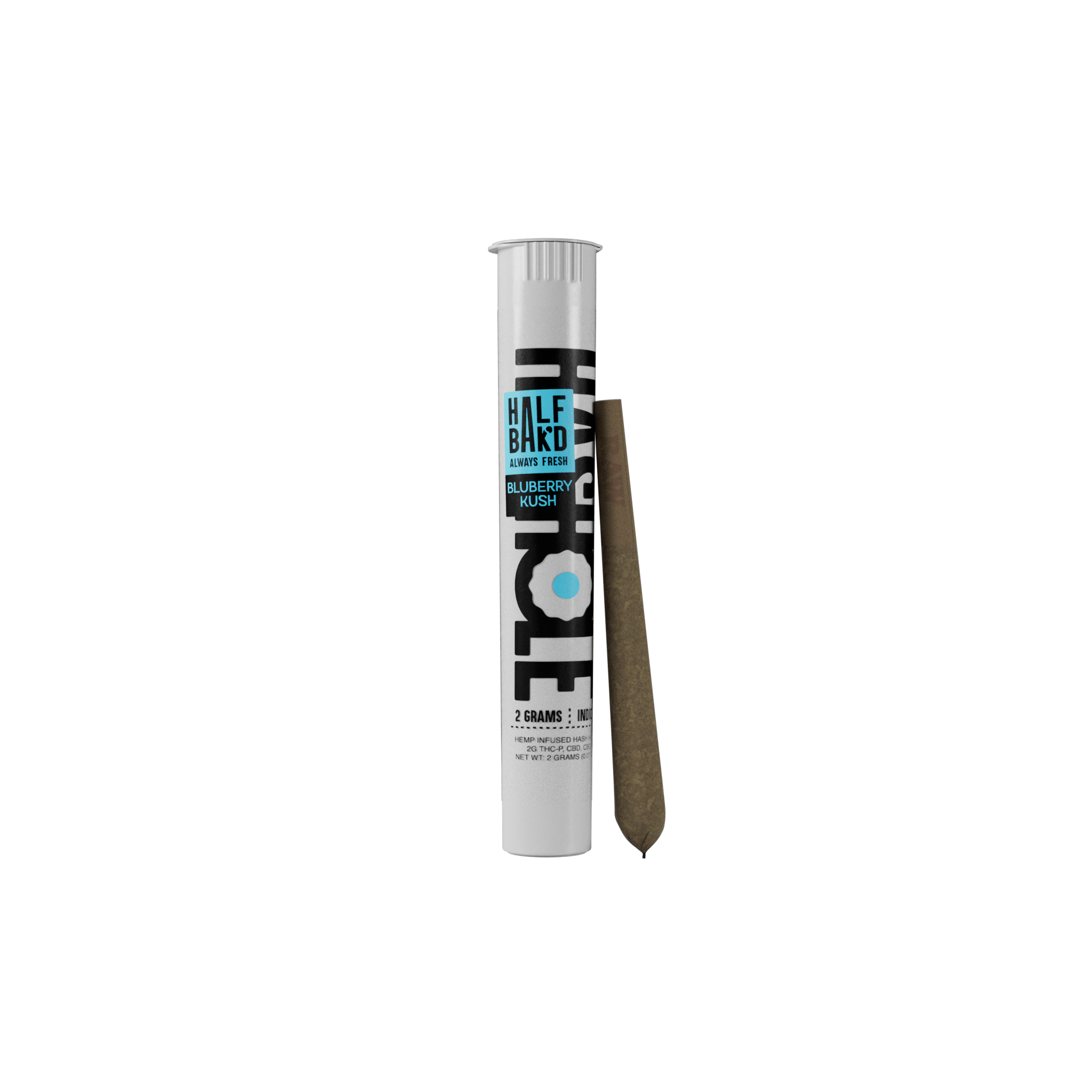 Sweet blueberry Kush flavor in a 2g THC-P hash hole with a melting hash core – only at LiftoffSmoke.