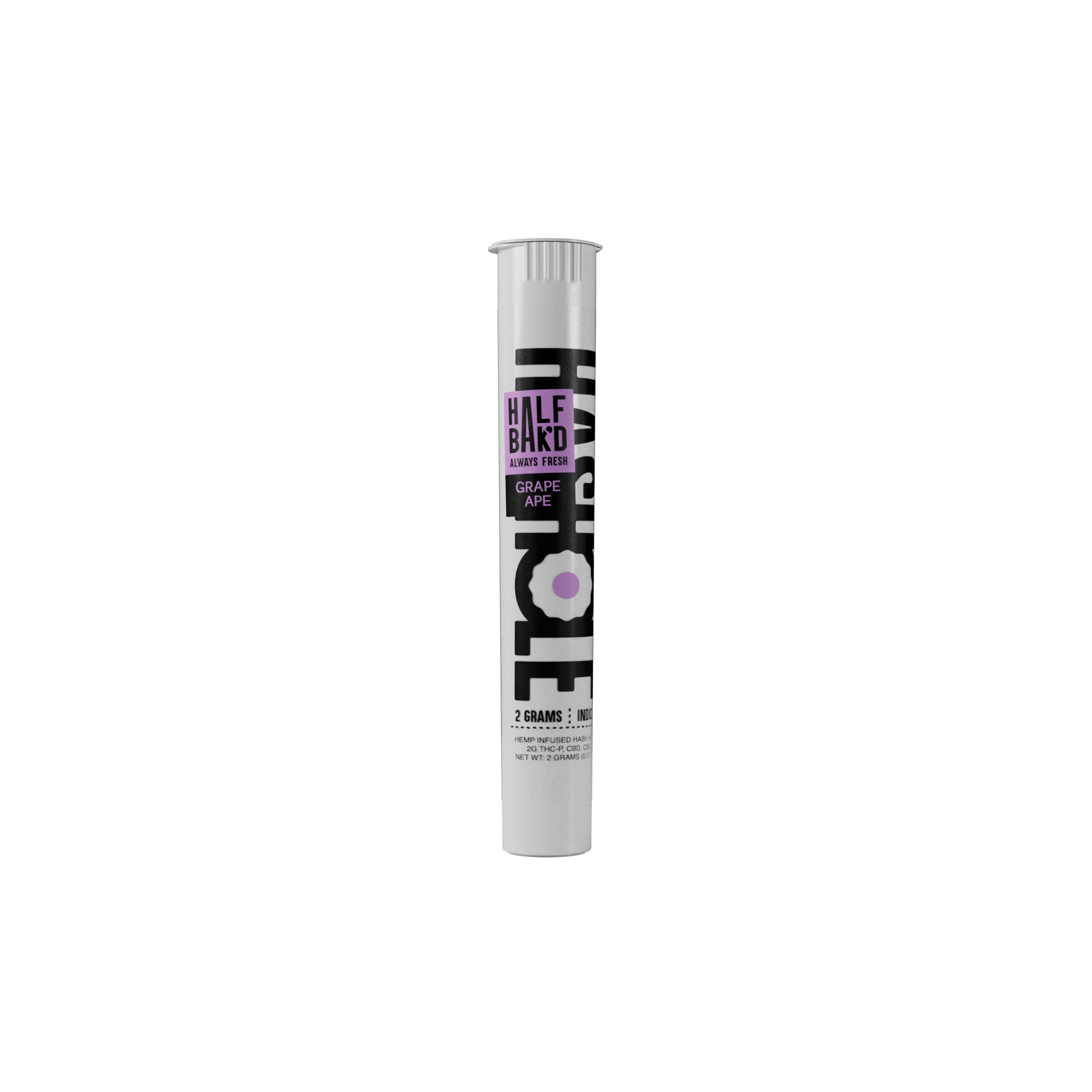 Grape Ape (Indica) - Half Bak'd 2g Hashole - Image 2