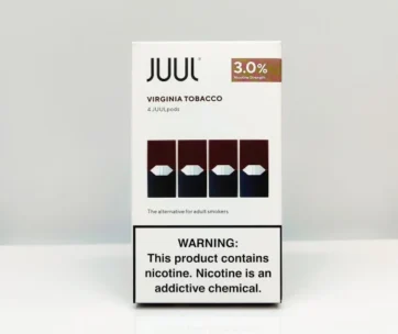 Classic Virginia tobacco flavor in a milder 3% nicotine 4-pack of authentic JUULpods – only at LiftoffSmoke.