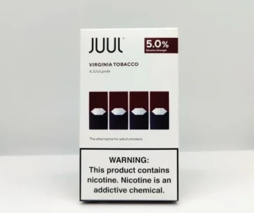 Classic Virginia tobacco flavor in a 5% nicotine 4-pack of authentic JUULpods – only at LiftoffSmoke.