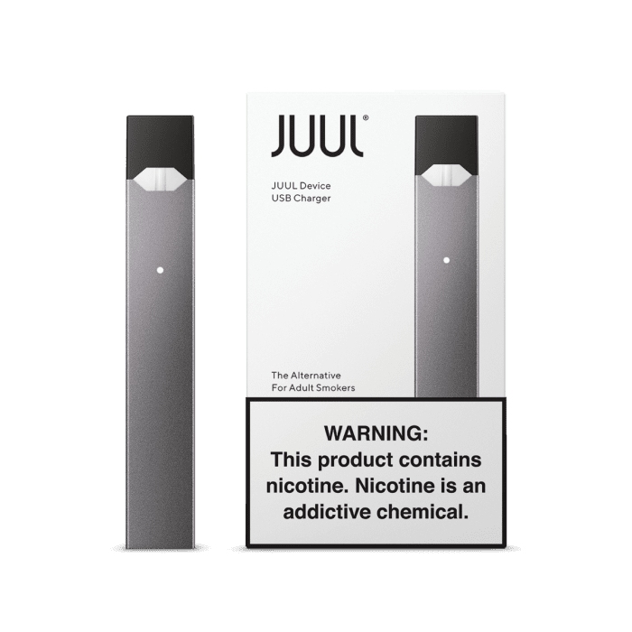 JUUL Device Basic Black – authentic rechargeable pod vape device at LiftoffSmoke