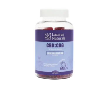 Balanced 1:1 CBD + CBG gummies in a juicy mixed-berry flavor — 40-count for everyday calm, only at LiftoffSmoke.