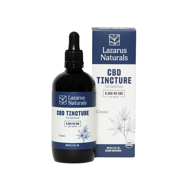 High-potency full-spectrum CBD tincture — 6000mg (50mg/ml) for daily wellness, only at LiftoffSmoke.