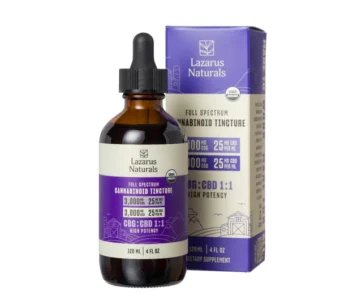 A high-potency 1:1 CBG + CBD full-spectrum tincture — 6000mg total for focus and balance, only at LiftoffSmoke. 