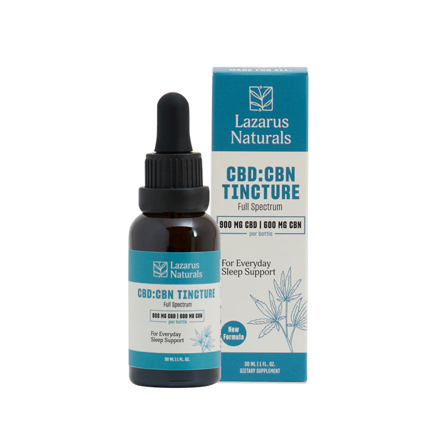 A full-spectrum CBD + CBG + CBN sleep tincture in a 30ml bottle — deeper rest, only at LiftoffSmoke. 